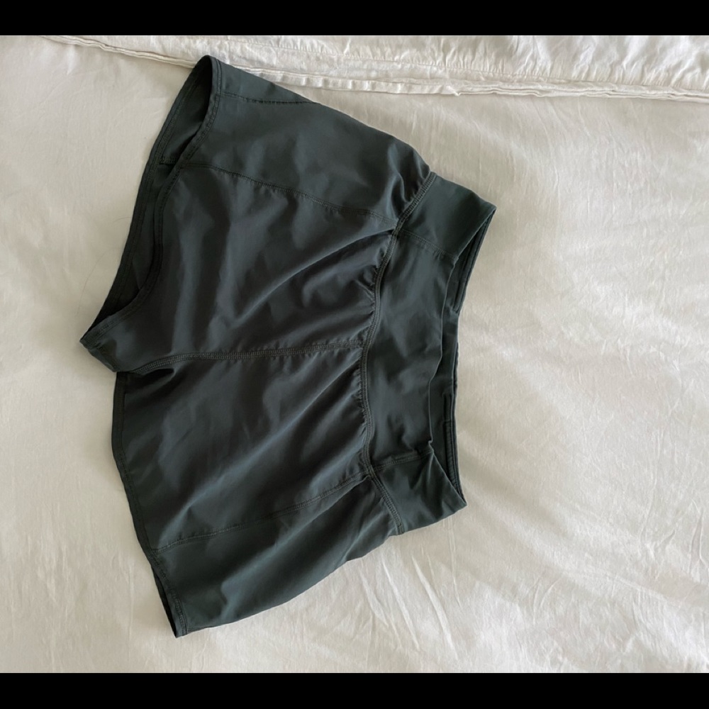 Lululemon olive green shorts